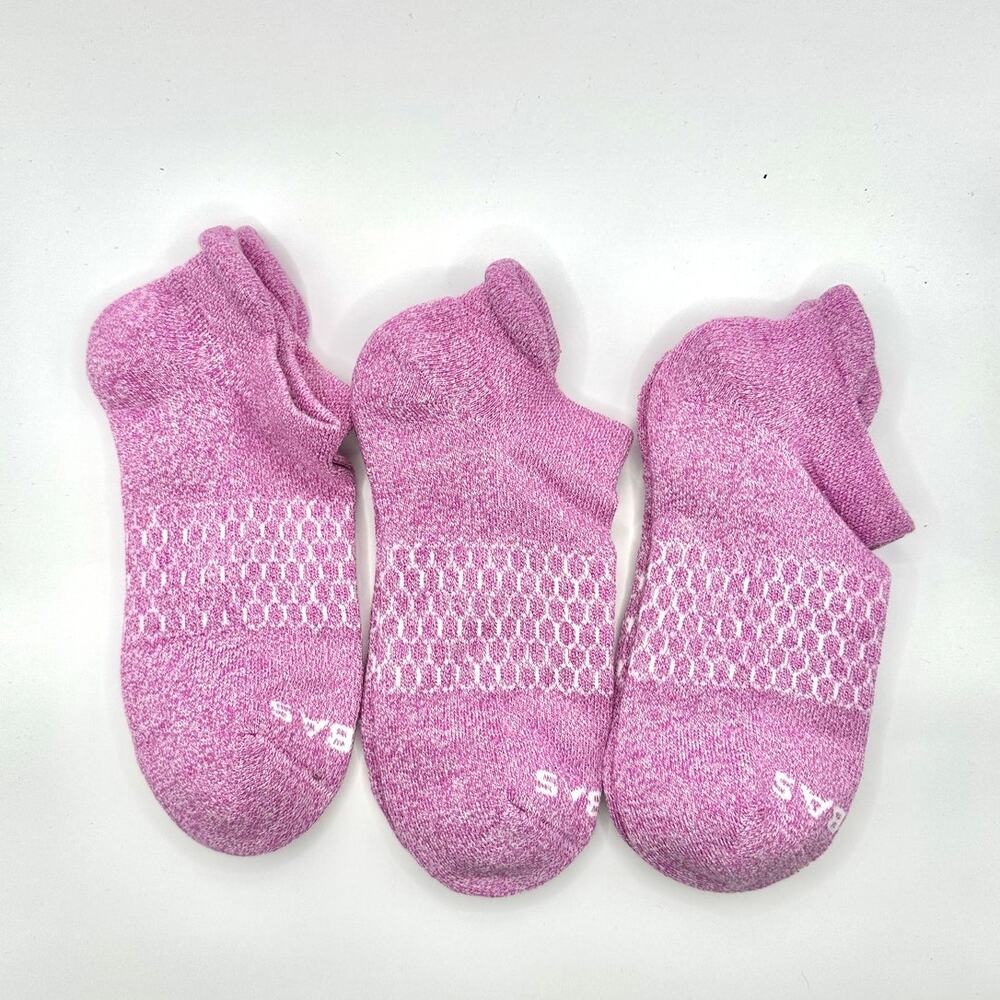 Bombas Women's Performance Ankle Socks Medium 3 pairs Berrry NWOT